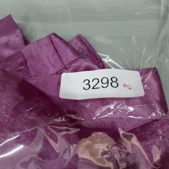 Vintage 80's Avon Fashions Womens Shiny Pink High-Waist Pants Size 11/12 tapered - Picture 11 of 11